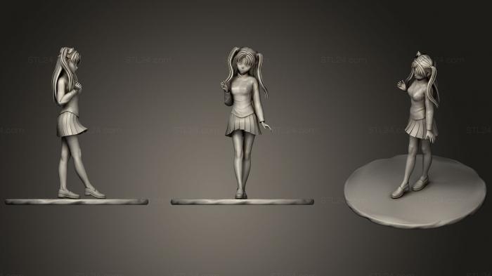 Figurines simple (Rin Tohsaka 01, STKPR_1085) 3D models for cnc
